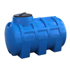 Бочка двухслойная горизонтальная пластиковая Sterh 500 литров (GOR_500)