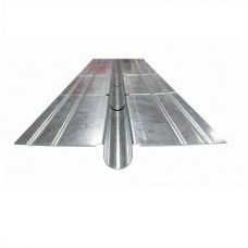 Пластина для теплого пола Рустеплопол, Ду 16мм оцинкованная сталь, размер 1000х125мм