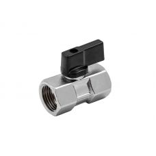 Кран шаровой mini ELSEN прямой 3/8"x3/8" ВВ ручка-бабочка