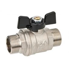 Кран шаровый Bugatti Oregon 327 1/2" НР/НР ручка-бабочка