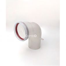 Угол 90° PP-R Camino конденсационный 80 мм раструб-хомут