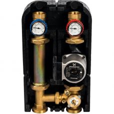 Насосная группа с 3-х ходовым приводным смесителем 1 1/4" с насосом Grundfos UPSO 32-65 DN 32, 39 kW[DT10°C] Stout