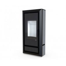 Печь-камин Defro Home Ignis 9 кВт серая сталь