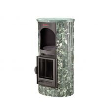 Отопительная печь Ферингер ПФ Лада облицовка цвета "змеевик" наборные ламели