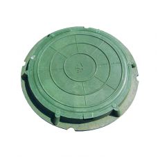 Люк полимерпесчаный садовый 5 тонн диаметр 770 мм