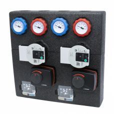 Насосная группа сдвоенная ESBE DAA111 2xWI 15/8 L130 с насосом и сервоприводом DN20