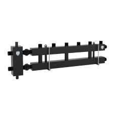 Блок коллекторный на 3(4) выхода, стрелка 60 кВт, в комплекте с кронштейнами