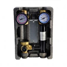 Группа быстрого монтажа BMU-C-40-25-NP-L NED Thermo InstallHEAT с 3-х ходовым смесителем 1" без насоса (левое подключение)