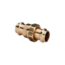 Муфта разъёмная бронзовая Viega Sanpress c SC-Contur ДУ 28 (арт.124311)