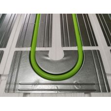 Поворотная пластина Рустеплопол, оцинкованная сталь, Ду 16мм, шаг укладки 150мм