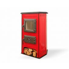 Печь-камин MBS Hit red