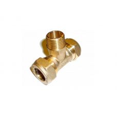 Тройник Lavita с НР резьбой 20x3/4" (арт.T/S 20*3/4"(M))