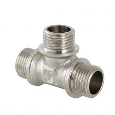 Тройник равнопроходной Valtec с НР резьбой 1/2" мм арт.VTr.131.N.0004