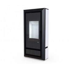 Печь-камин Defro Home Ignis 9 кВт белая сталь