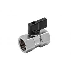 Кран шаровой mini ELSEN прямой 1/2"x1/2" ВВ ручка-бабочка
