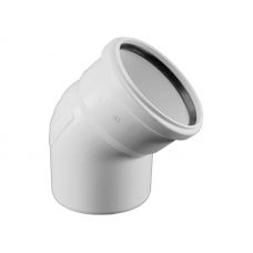 Отвод канализационный Rehau Raupiano Plus D 110мм.45° (арт.11231361001)