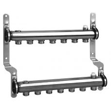 Коллектор из нержавеющей стали универсальный на 7 выходов Meibes