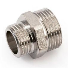 Ниппель никелированный резьбовой переходной 2 1/2" х 2" Stout