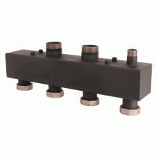 Коллектор Rommer стальной 1 1/2" 2 контура