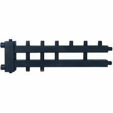 Коллектор Rommer с гидрострелкой (дублер компакт) 5 контуров