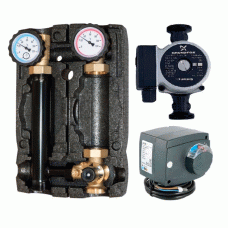 Насосная группа Hoobs 1" ВРх1 1/2"НР с насосом UPSO25-60 и 3-х ходовым клапаном и сервоприводом