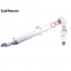 Коаксиальный комплект дымохода 60/100 Latherm с антиобледенением
