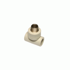 Тройник полипропиленовый Ekoplastik Wavin 25x3/4" НР резьба