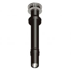 Коаксиальная вертикальная труба Camino 60/100 мм с ветрозащитой