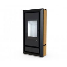 Печь-камин Defro Home Ignis 9 кВт золотая сталь