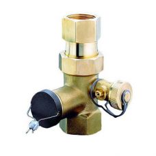 Клапан колпачковый Oventrop Expa-Con - Ду20 x НР 3/4" (с отверстием для пломбы) арт. 1089006