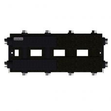 Коллектор модульный Gidruss MK-100-4DU.EPP до 100 кВт 1 1/4" 5 контуров EPP термоизоляция