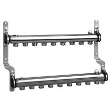 Коллектор из нержавеющей стали универсальный на 9 выходов Meibes