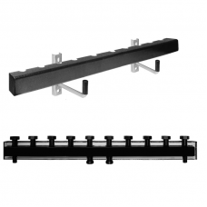 Распределительная гребёнка Oventrop 1 1/2", Regumat 5 контуров выход-1 1/2" (DN 25) сталь с изоляцией