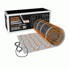 Нагревательный мат самоклеящийся iQ FLOOR MAT PRO 1.0 м²