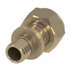 Соединение прямое с НГ гайкой TECEflex 25х3/4" мм латунь