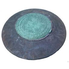 Люк конусный полимерпесчаный для колодца диаметр 1070 мм