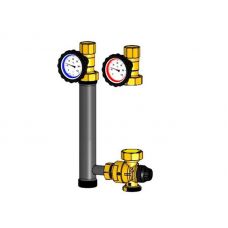 Насосная группа Smart Install с термостатическим клапаном без насоса и теплоизоляции