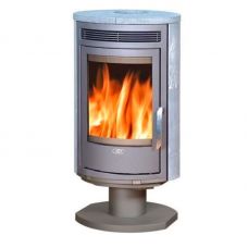 Печь-камин ABX Arktis 8 поворотный серая сталь тальк