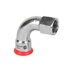 Колено с ВР резьбой из оцинкованной стали MVI 22х1/2" мм