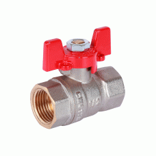 Кран шаровой Rommer 1/2" ВН/ВН ручка-бабочка