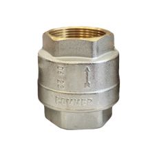 Клапан обратный Rommer 1" пружинный муфтовый пластиковое седло