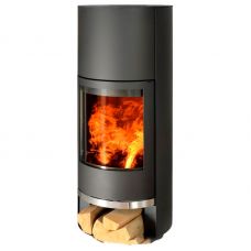 Печь-камин ABX Alkmaar I чёрная сталь