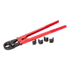 Пресс клещи Valtec для М/П, П/Э, П/П труб 16-20мм.с комплектом насадок TH-профиль (арт.VTm.293.L.1620)