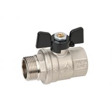 Кран шаровый Bugatti Oregon 307 1" 1/4 НР/ВР ручка-бабочка