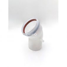 Угол 45° PP-R Camino конденсационный 80 мм раструб-хомут