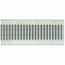 Водоотводная решетка стальная щелевая Aquastok DN 200 Оцинкованная