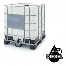 Еврокуб 1000 л под солярку, дизельное топливо мытый (поддон металл/пластик/дерево) б/у