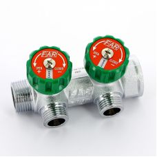 Коллектор FAR 3/4"X1/2" на 2 выхода евроконус