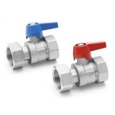 Комплект прямых шаровых кранов Rehau 1" для коллекторов Hkv/Hkv-d/Hlv