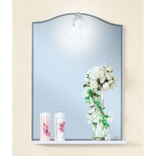 Зеркало для ванной Лючия 45 Белый глянец